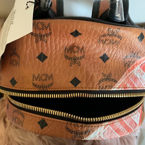 MCM Bags Nwt Mcm Stark Flight Print Visetos Backpack W Cert Of